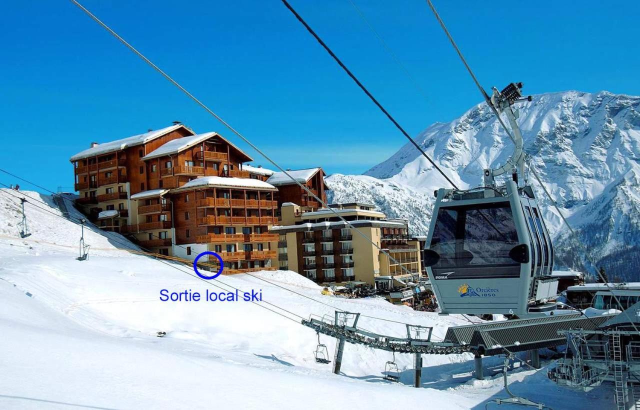 Appt T2 Cabine 4-6 Personnes Au Pied Des Pistes Orcieres Exterior photo